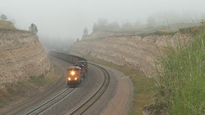 Coal Trains over Crawford Hill