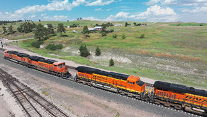 Coal Trains over Crawford Hill